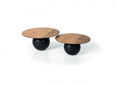 Set 2x Couchtisch Designer Kaffeetisch Wohnzimmertisch Beistelltisch Rund